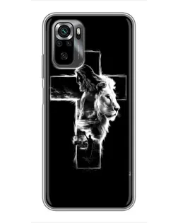 Чехол для Xiaomi POCO M5s с картинкой «Сияющий крест Jesus»