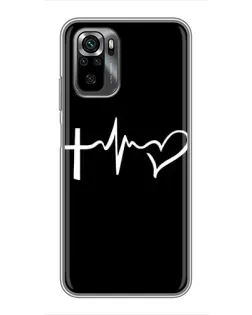 Чехол для Xiaomi POCO M5s с картинкой «Пульс веры»