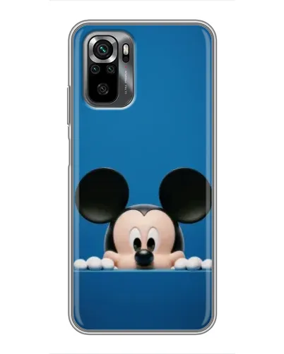 Чехол для Xiaomi POCO M5s с картинкой «Микки выглядывает»