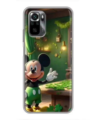 Чехол для Xiaomi POCO M5s с картинкой «Микки в мастерской»