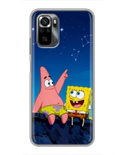 Чехол для Xiaomi POCO M5s с картинкой «Губка Боб и Патрик ночью» Чехол для Xiaomi POCO M5s с картинкой «Губка Боб и Патрик ночью»