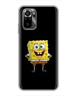Чехол для Xiaomi POCO M5s с картинкой «Классический Губка Боб»