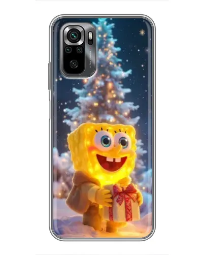 Чехол для Xiaomi POCO M5s с картинкой «Рождественский Спанч Боб» Чехол для Xiaomi POCO M5s с картинкой «Рождественский Спанч Боб»