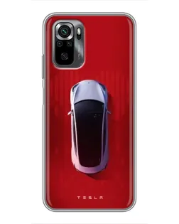 Чохол для Xiaomi POCO M5s з картинкою «Tesla Top View»