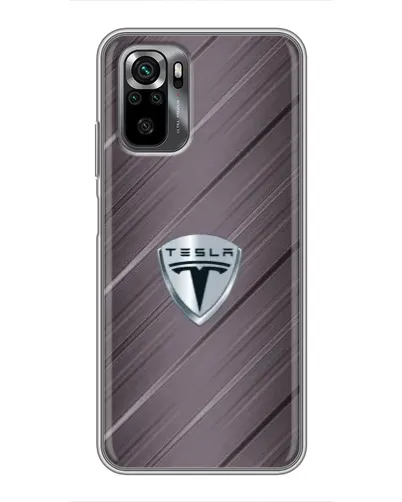Чехол для Xiaomi POCO M5s с картинкой «Металлическая текстура Tesla» Чехол для Xiaomi POCO M5s с картинкой «Металлическая текстура Tesla»