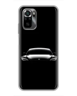 Чохол для Xiaomi POCO M5s з картинкою «Фари Tesla Night»