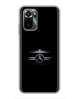 Чохол для Xiaomi POCO M5s з картинкою «Mercedes — абстрактні лінії»