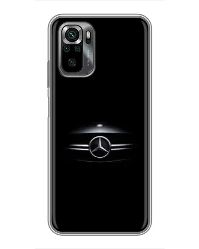 Чехол для Xiaomi POCO M5s с картинкой «Mercedes — абстрактные линии»
