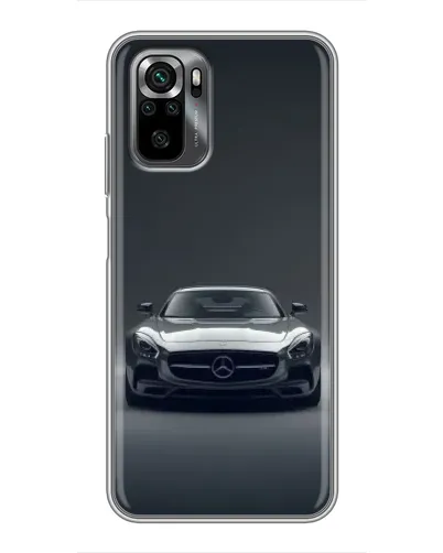 Чехол для Xiaomi POCO M5s с картинкой «Mercedes на черном»