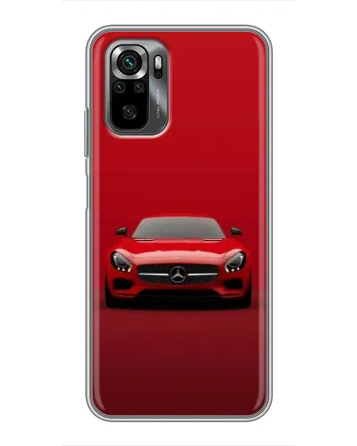 Чехол для Xiaomi POCO M5s с картинкой «Красный Mercedes AMG»