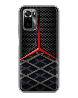 Чехол для Xiaomi POCO M5s с картинкой «Mercedes Carbon Grid»