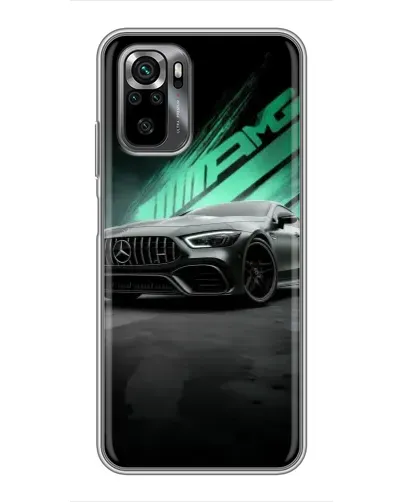 Чехол для Xiaomi POCO M5s с картинкой «Темный Mercedes AMG»