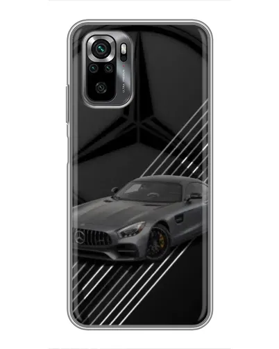 Чехол для Xiaomi POCO M5s с картинкой «Mercedes AMG — графика»