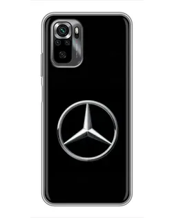 Чехол для Xiaomi POCO M5s с картинкой «Mercedes классический лого»