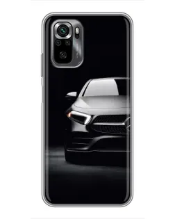 Чехол для Xiaomi POCO M5s с картинкой «Свет фар Mercedes»