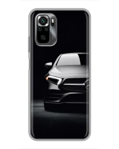 Чехол для Xiaomi POCO M5s с картинкой «Свет фар Mercedes»