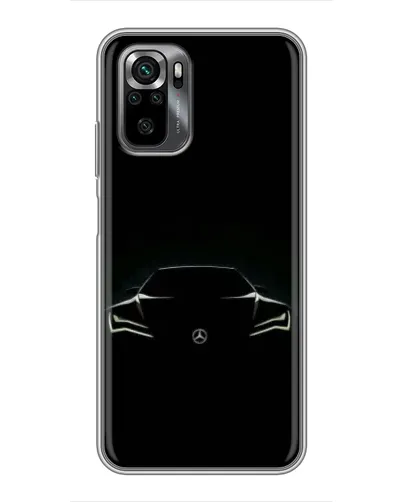 Чехол для Xiaomi POCO M5s с картинкой «Mercedes — силуэт авто» Чехол для Xiaomi POCO M5s с картинкой «Mercedes — силуэт авто»