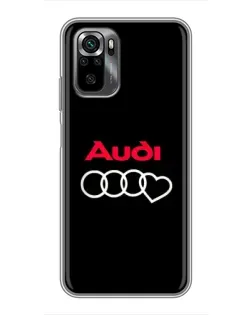 Чохол для Xiaomi POCO M5s з картинкою «Логотип Audi Heart»