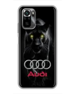 Чохол для Xiaomi POCO M5s з картинкою «Пантера та Audi»