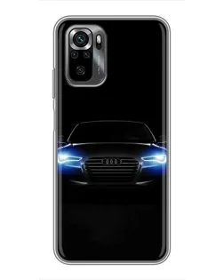 Чохол для Xiaomi POCO M5s з картинкою «Audi в неоні»