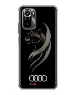 Чохол для Xiaomi POCO M5s з картинкою «Графіка — пантера та Audi»