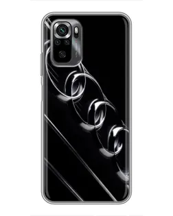 Чохол для Xiaomi POCO M5s з картинкою «Audi — абстрактні кільця»