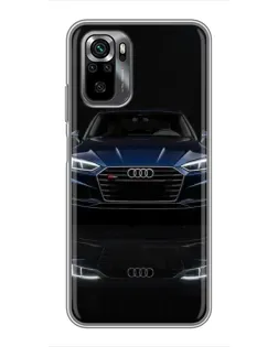 Чохол для Xiaomi POCO M5s з картинкою «Audi — нічне відображення»