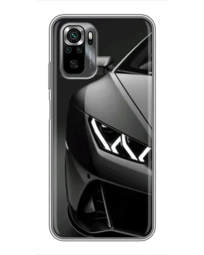 Чехол для Xiaomi POCO M5s с картинкой «Lamborghini фары детализация»