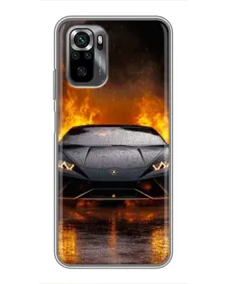 Чехол для Xiaomi POCO M5s с картинкой «Lamborghini в огне» Чехол для Xiaomi POCO M5s с картинкой «Lamborghini в огне»