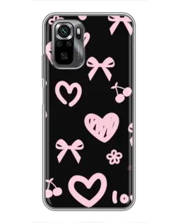 Чехол для Xiaomi POCO M5s с картинкой «Сатиновый бант»