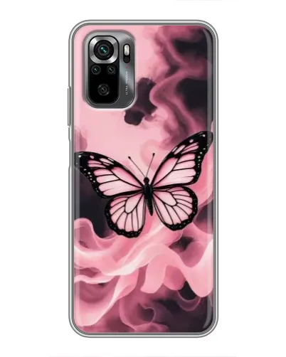 Чехол для Xiaomi POCO M5s с картинкой «Бабочка в дыму»