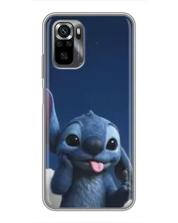 Чехол для Xiaomi POCO M5s с картинкой «Стич в облаках»