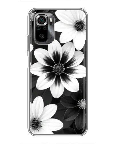 Чехол для Xiaomi POCO M5s с картинкой «Монохромные астры» Чехол для Xiaomi POCO M5s с картинкой «Монохромные астры»