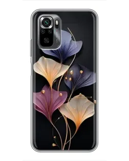 Чехол для Xiaomi POCO M5s с картинкой «Лиловые цветы грации»