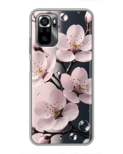 Чехол для Xiaomi POCO M5s с картинкой «Нежная сакура и капли» Чехол для Xiaomi POCO M5s с картинкой «Нежная сакура и капли»