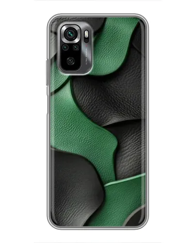 Чехол для Xiaomi POCO M5s с картинкой «Зеленые кожаные волны» Чехол для Xiaomi POCO M5s с картинкой «Зеленые кожаные волны»