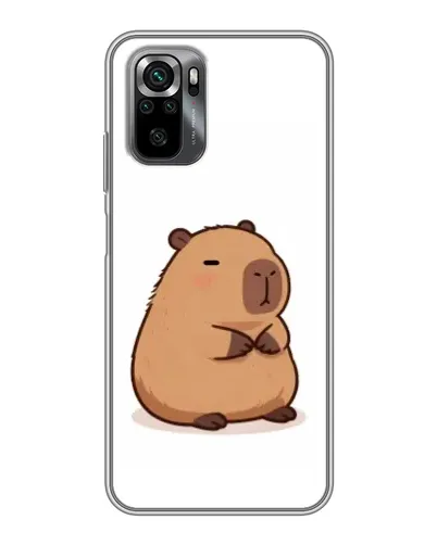 Чехол для Xiaomi POCO M5s с картинкой «Толстенькая капибара»