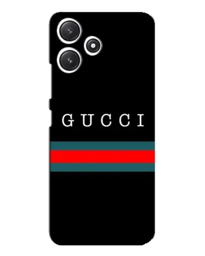 Чехол для Xiaomi POCO M6 Pro (5G) с картинкой «Gucci — красный пояс»