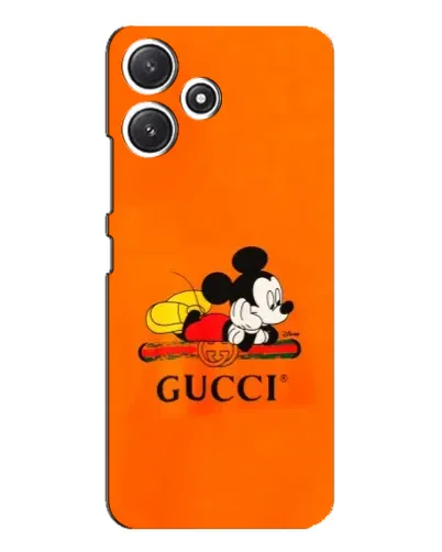 Чохол для Xiaomi POCO M6 Pro (5G) з картинкою «Міккі Маус Gucci — помаранч» Чохол для Xiaomi POCO M6 Pro (5G) з картинкою «Міккі Маус Gucci — помаранч»