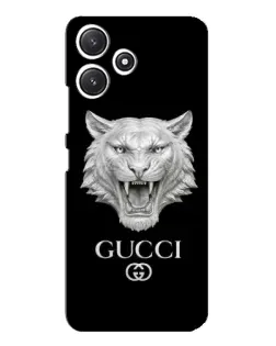 Чохол для Xiaomi POCO M6 Pro (5G) з картинкою «Gucci — срібний лев» Чохол для Xiaomi POCO M6 Pro (5G) з картинкою «Gucci — срібний лев»