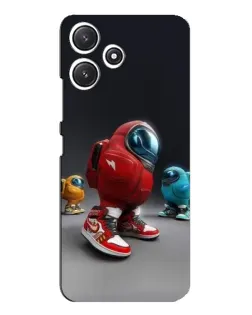 Чехол для Xiaomi POCO M6 Pro (5G) с картинкой «Among Us — 3D стиль»