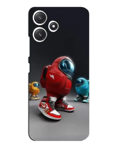 Чехол для Xiaomi POCO M6 Pro (5G) с картинкой «Among Us — 3D стиль»