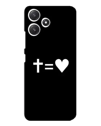 Чехол для Xiaomi POCO M6 Pro (5G) с картинкой «Крест и Сердце» Чехол для Xiaomi POCO M6 Pro (5G) с картинкой «Крест и Сердце»