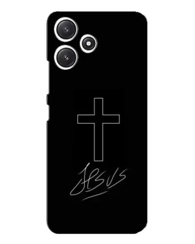 Чохол для Xiaomi POCO M6 Pro (5G) з картинкою «Графічний хрест Jesus» Чохол для Xiaomi POCO M6 Pro (5G) з картинкою «Графічний хрест Jesus»