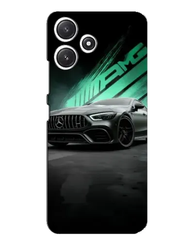 Чехол для Xiaomi POCO M6 Pro (5G) с картинкой «Темный Mercedes AMG»