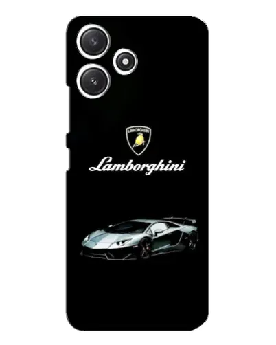 Чехол для Xiaomi POCO M6 Pro (5G) с картинкой «Логотип Lamborghini классика»