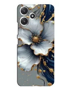 Чохол для Xiaomi POCO M6 Pro (5G) з картинкою «Біла квітка та золотий флюїд» Чохол для Xiaomi POCO M6 Pro (5G) з картинкою «Біла квітка та золотий флюїд»