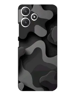 Чехол для Xiaomi POCO M6 Pro (5G) с картинкой «Темный абстрактный камуфляж»