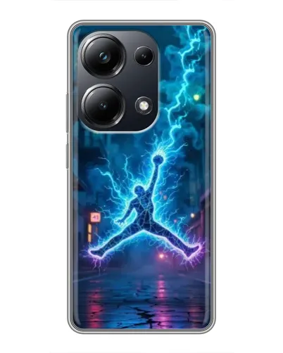 Чехол для Xiaomi POCO M6 Pro с картинкой «Jordan Gold Jumpman» Чехол для Xiaomi POCO M6 Pro с картинкой «Jordan Gold Jumpman»