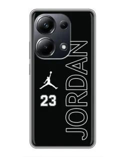 Чехол для Xiaomi POCO M6 Pro с картинкой «Jordan Vertical»